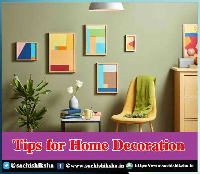 How to decorate room with waste material