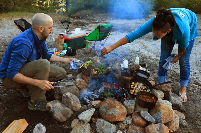 How to cook camp style