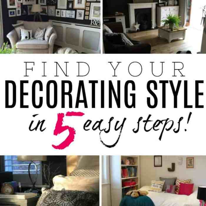 How to figure out my decorating style