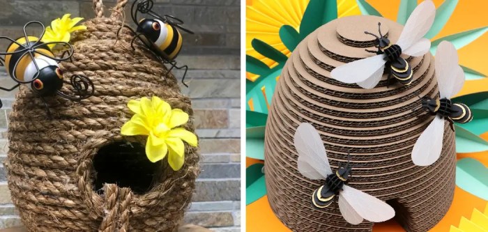 How to make a beehive decoration