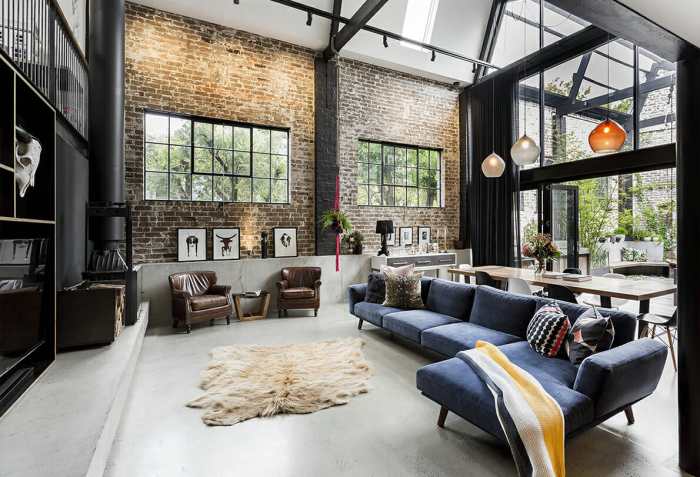 What is industrial style decor