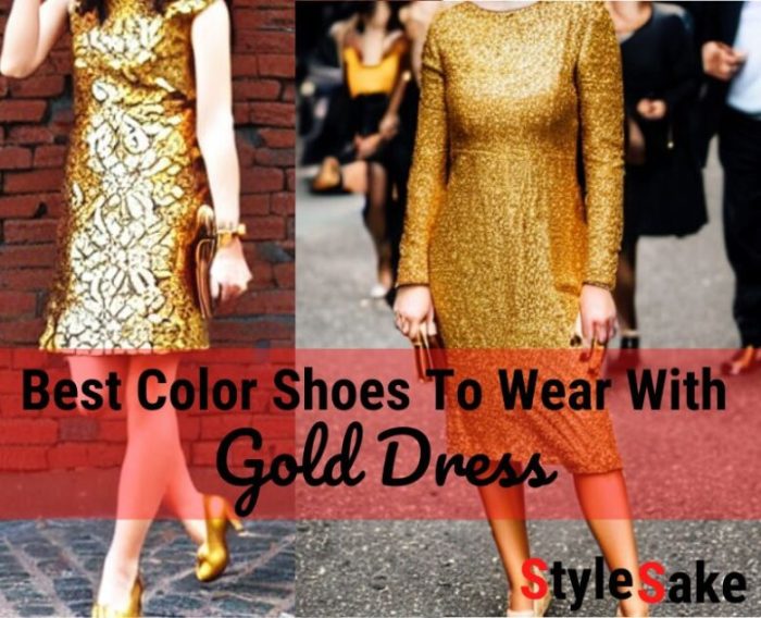 Best color shoes to wear with black dress