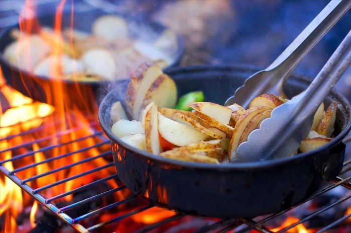 How to cook camp style