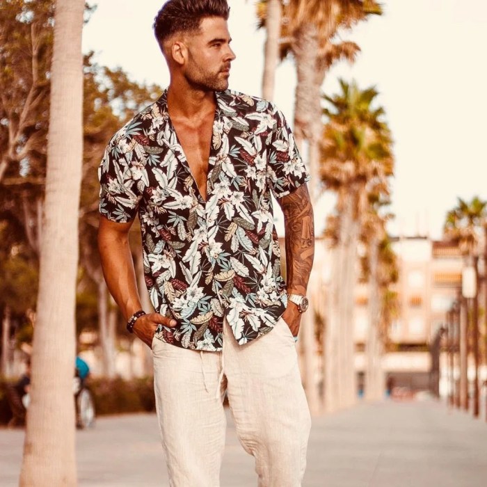 Men summer shirts sleeve short floral fashion shirt slim plus quality fit high size