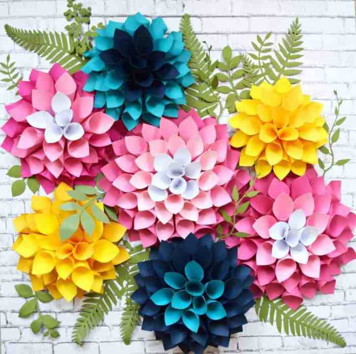 How to make paper flowers for decoration easy