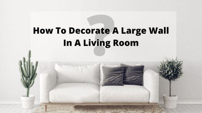 How to decorate a great room wall