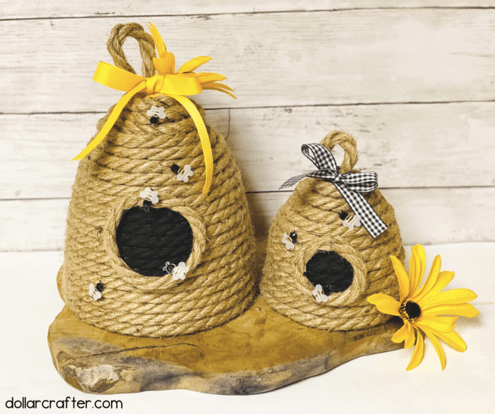 How to make a beehive decoration