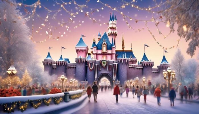 When does disneyland start decorating for christmas 2018