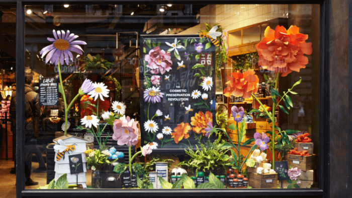 How to decorate a retail window