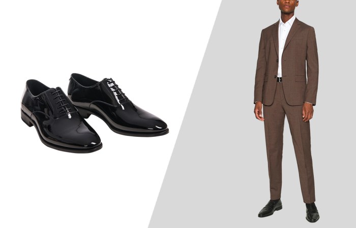 What to wear with black dress shoes men