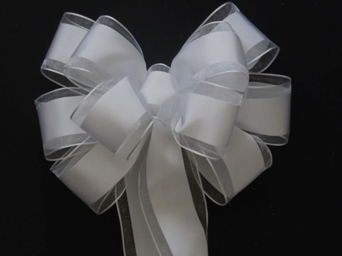 How to make wedding decoration bows