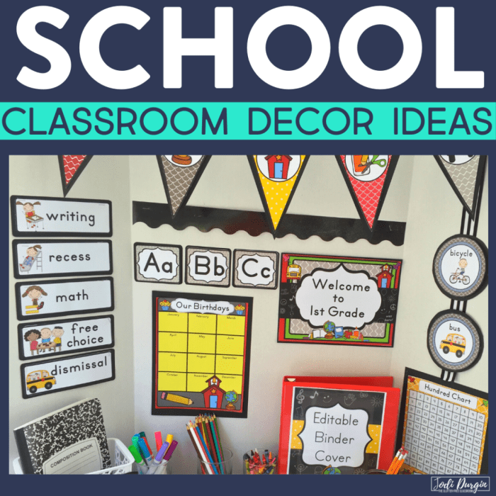 How to decorate classroom windows