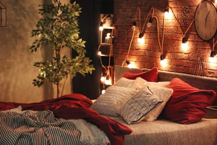 How to decorate fairy lights in room